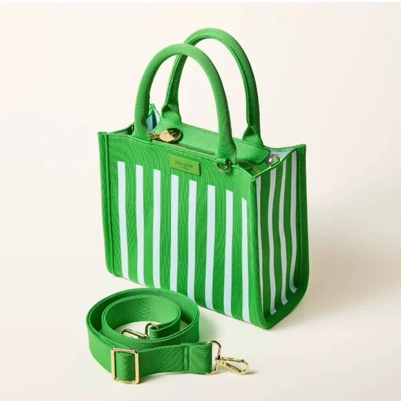 Stripe Knit Crossbody Bag - kate spade new york x Target Green/Blue - Picture 4 of 7